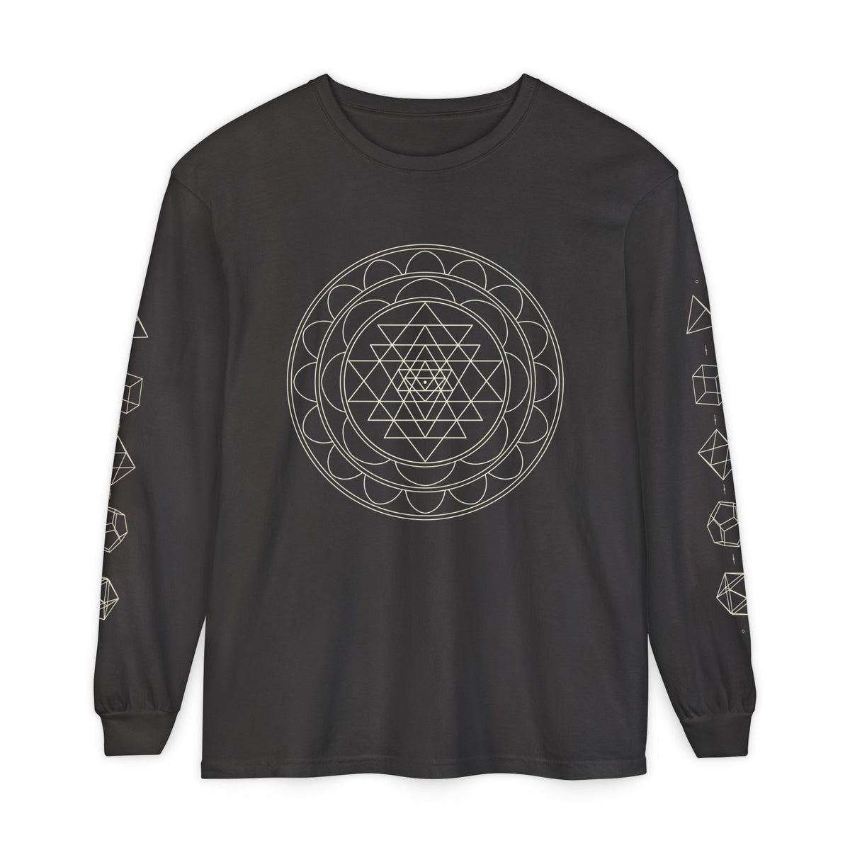 Sacred Geometry Sri Yantra Long Sleeve T-Shirt
