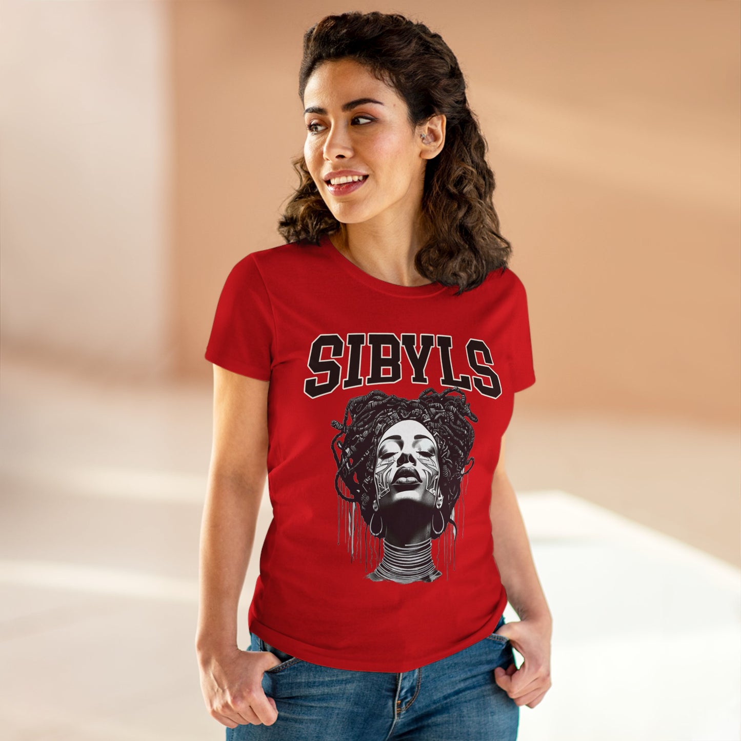 SIBYLS Women's Graphic Tee - Empowering Design for Everyday Wear