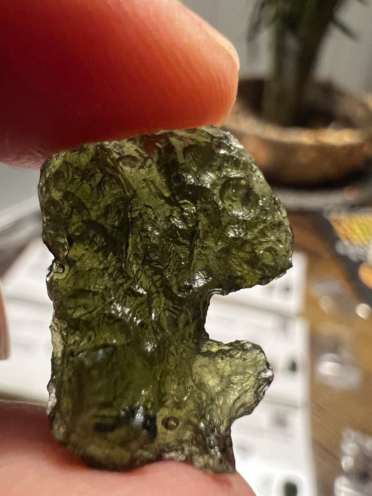 MOLDAVITE - RARE EARTH STONE (Museum Quality)