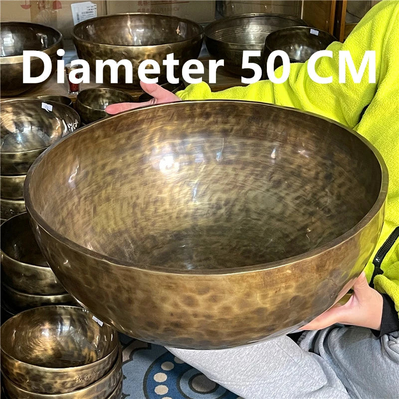 Nepalese Handmade Tibetan Singing Bowl – Pure Copper Sound Healing Vessel