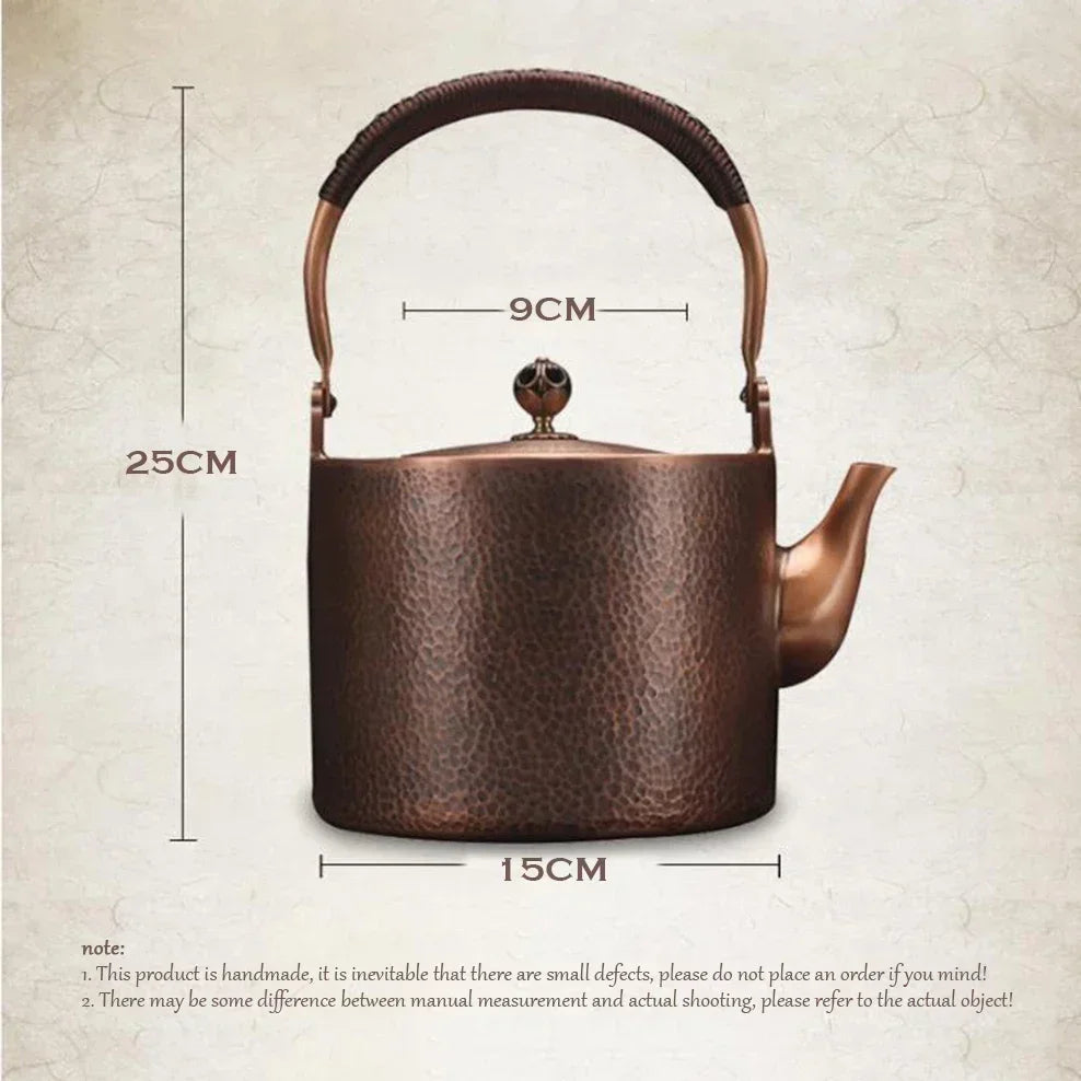 Antique Hand-Hammered Copper Kettles (varieties)