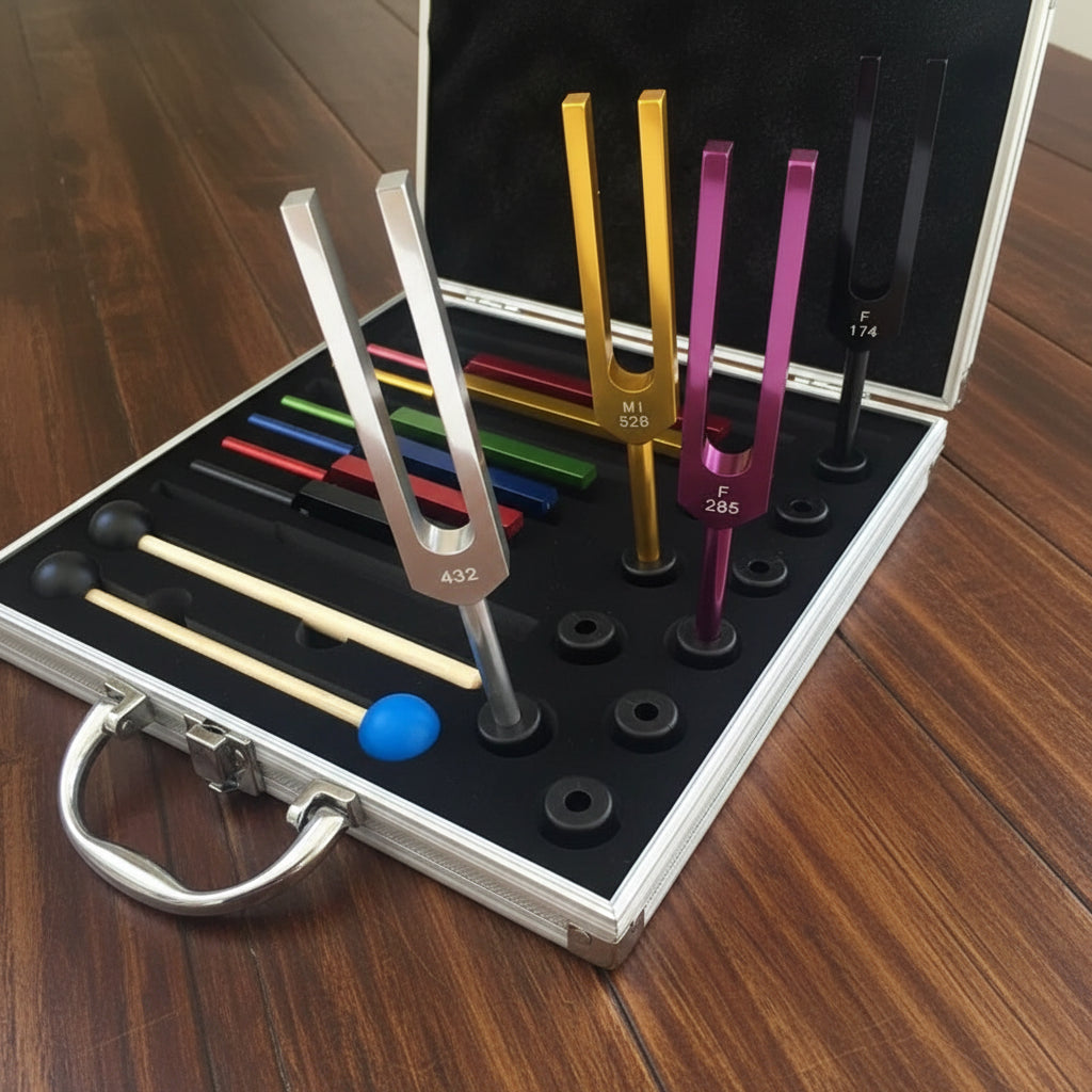 SACRED TONES | Solfeggio Tuning Fork Set (Original + Bonus Frequencies)