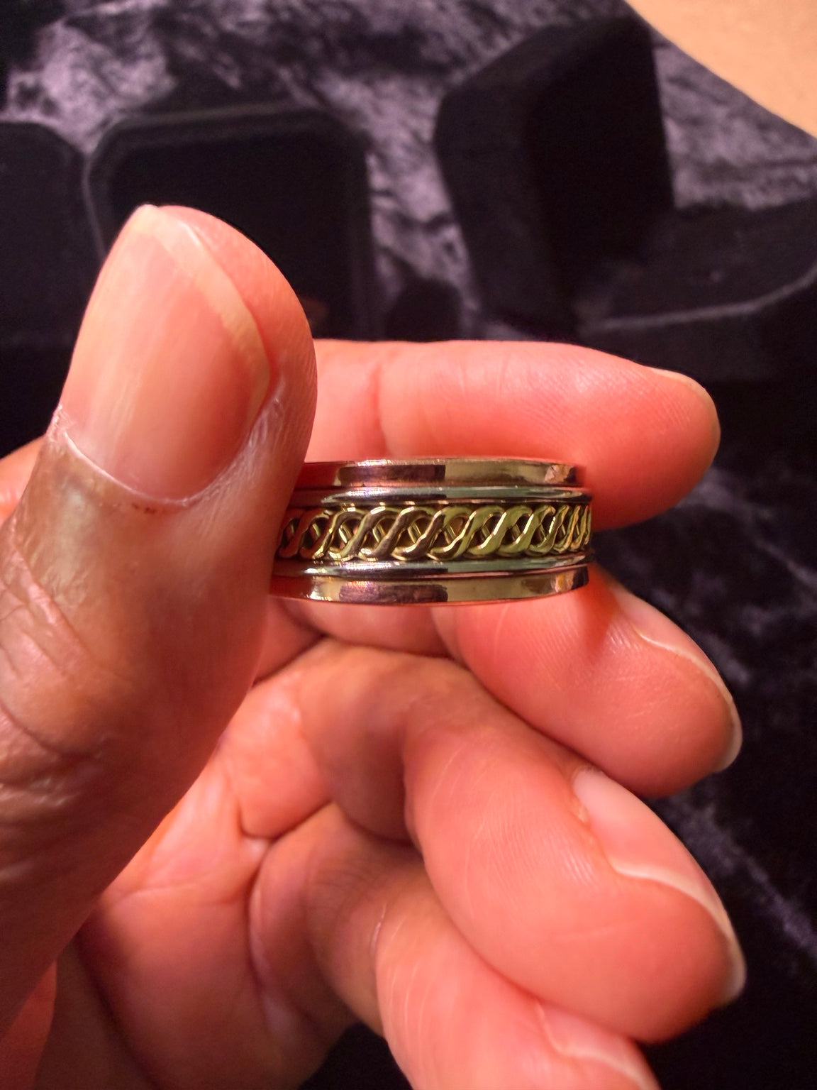 Sacred Tea Copper Magnetic Rings (2)