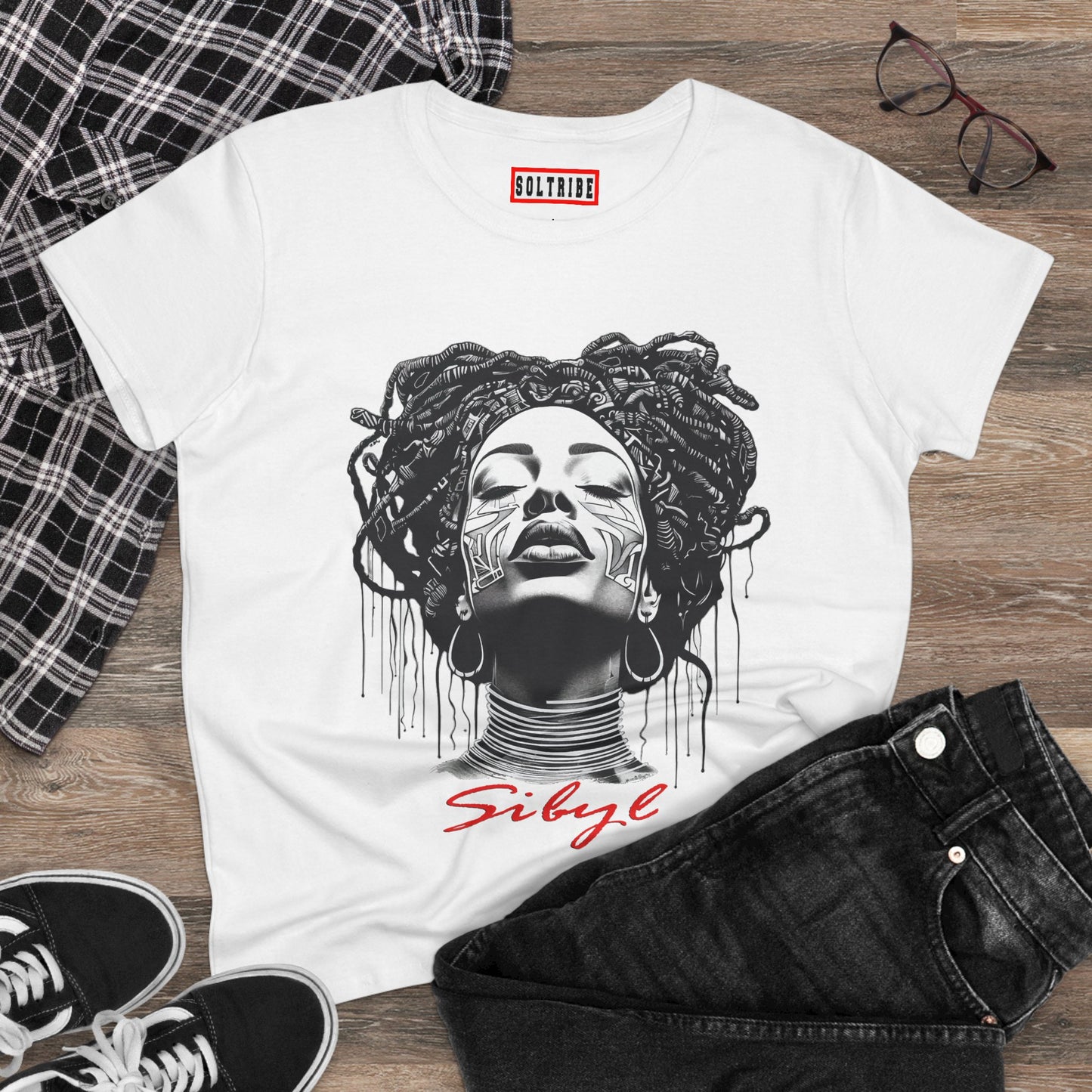 Sibyls Women's Midweight Cotton Tee