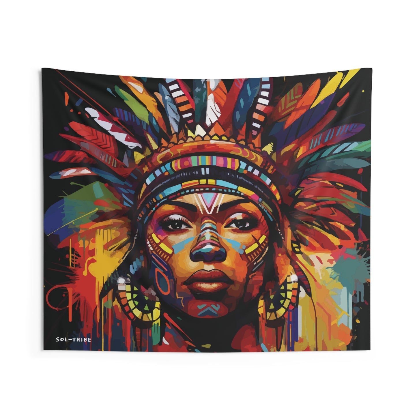 SOL-TRIBE QUEEN MOTHER Wall Tapestries