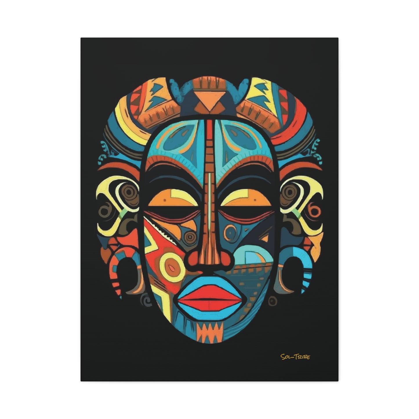 TRIBAL MASK 2 Canvas