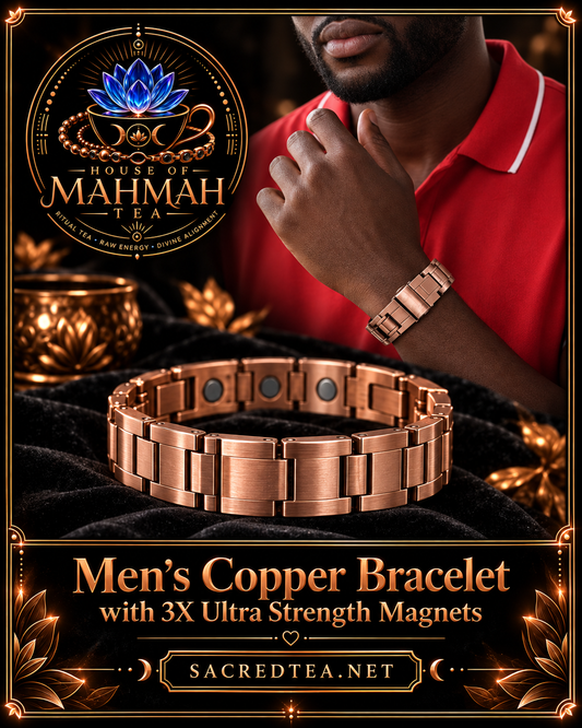Men’s Copper Bracelet with 3X Ultra Strength Magnets — House of MahMah Tea signature product card