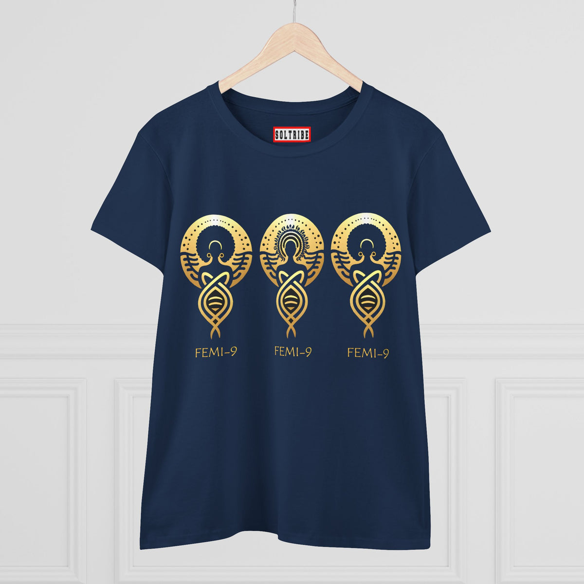 FEMI-Tripple 9 Women's Midweight Cotton Tee