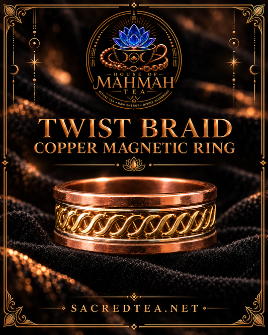 Twist Braid Copper Magnetic Ring — House of MahMah Tea signature product card
