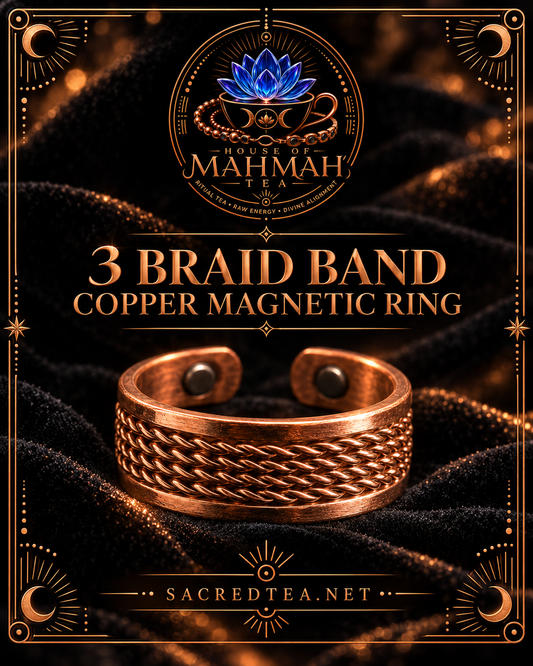 3 Braid Band Copper Magnetic Ring — House of MahMah Tea signature product card