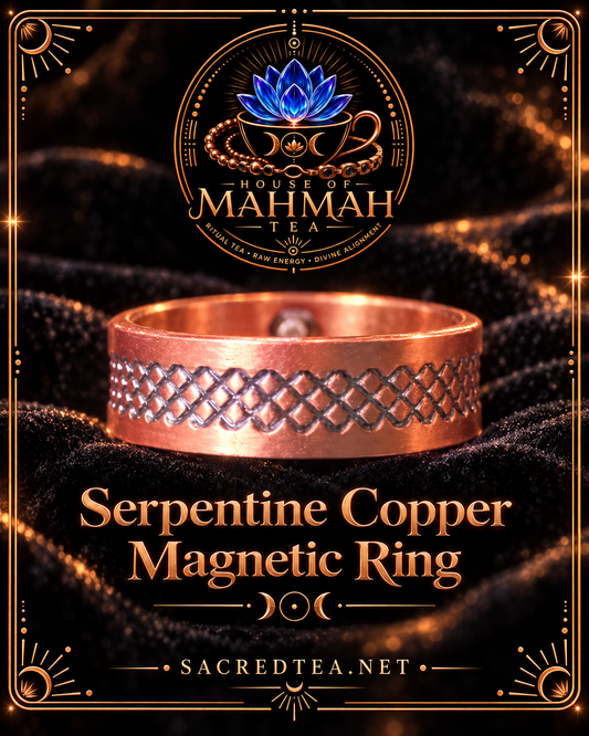 Serpentine Copper Magnetic Ring — House of MahMah Tea signature product card