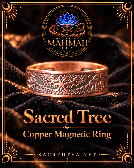Sacred Tree Copper Magnetic Ring — House of MahMah Tea signature product card