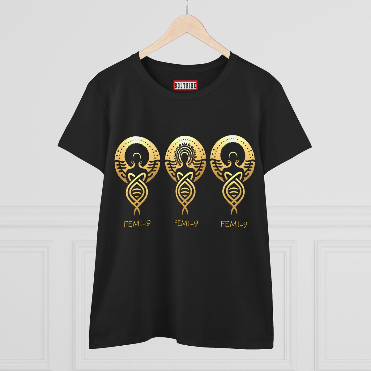 FEMI-Tripple 9 Women's Midweight Cotton Tee