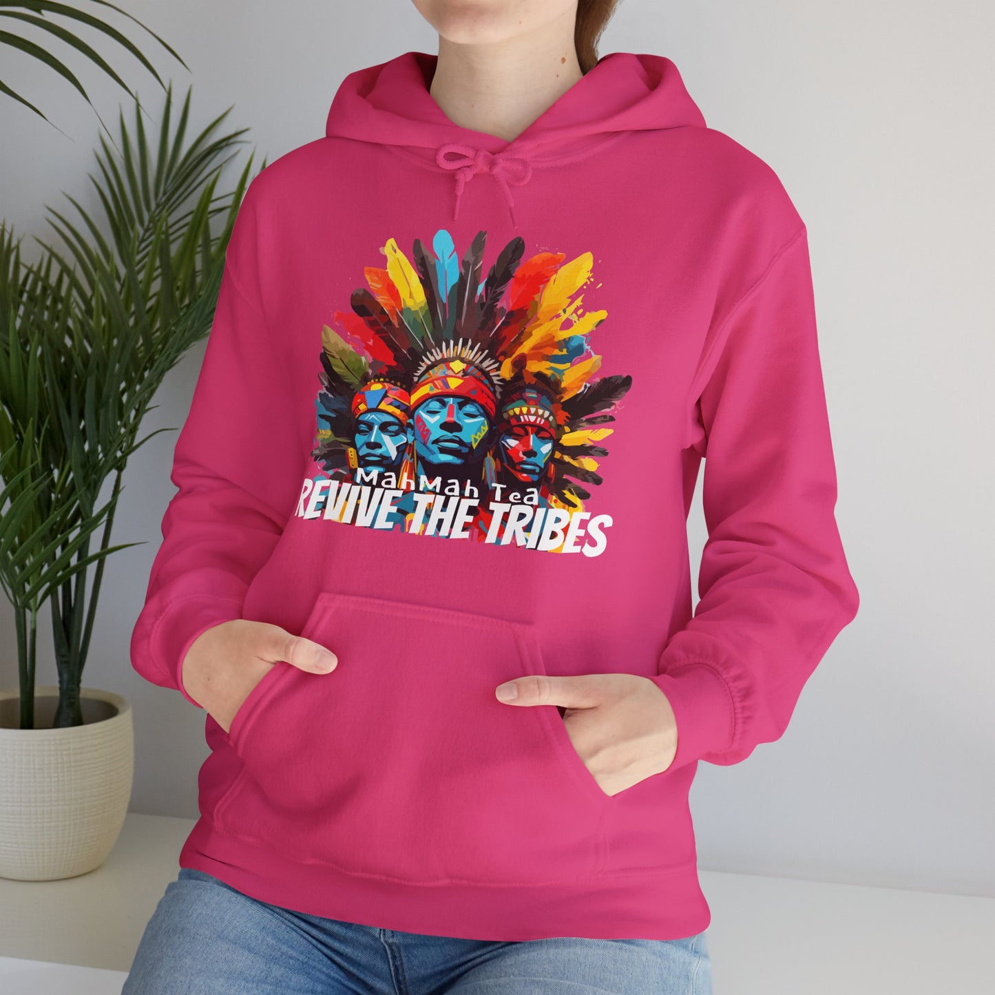 REVIVE THE TRIBES  Hooded Sweatshirt (unisex)