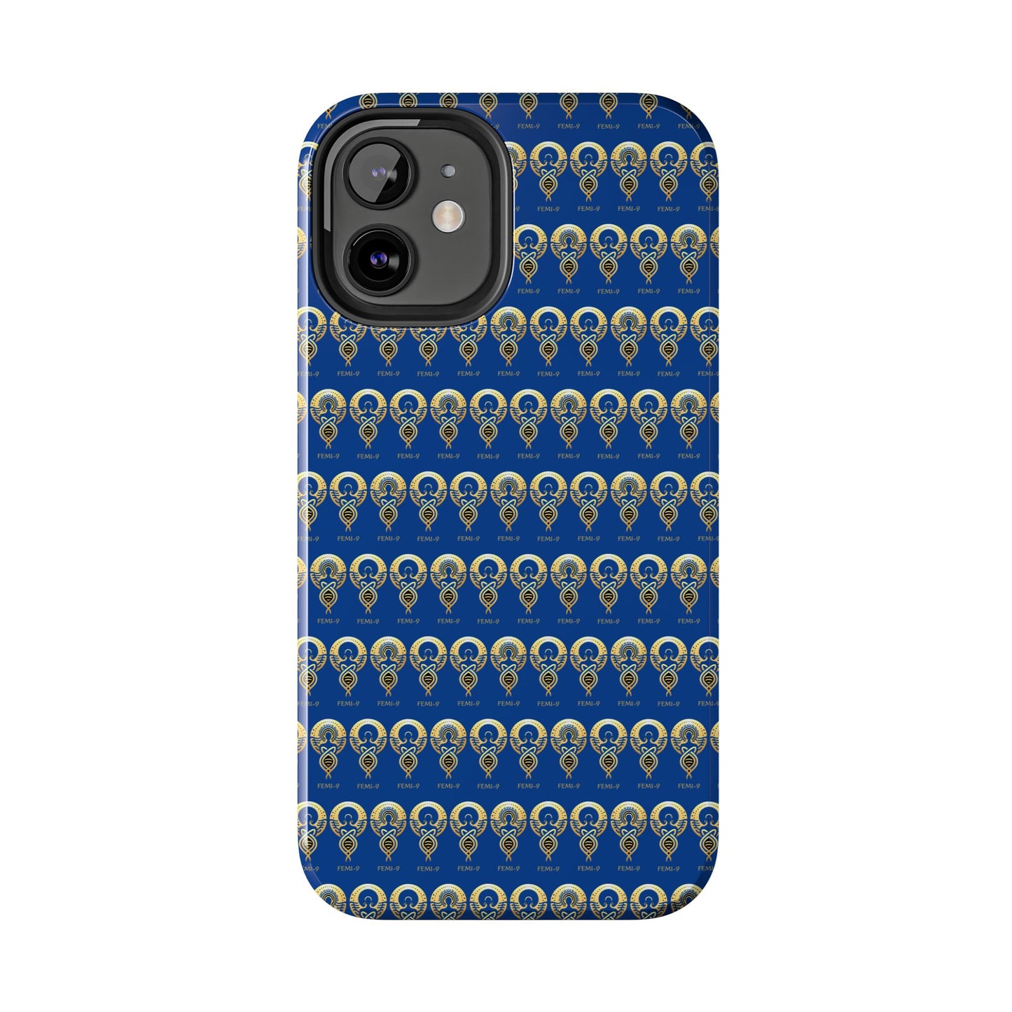 Phone Cases - Divine Femi-999 Design for a Touch of Class (blue/gold)