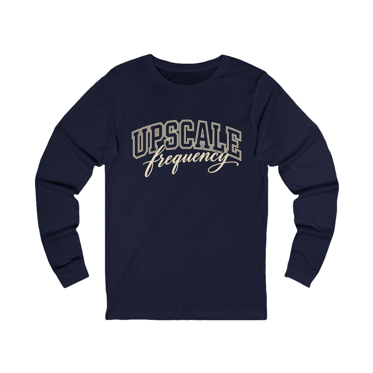 Upscale Frequency Graphic Long Sleeve Tee