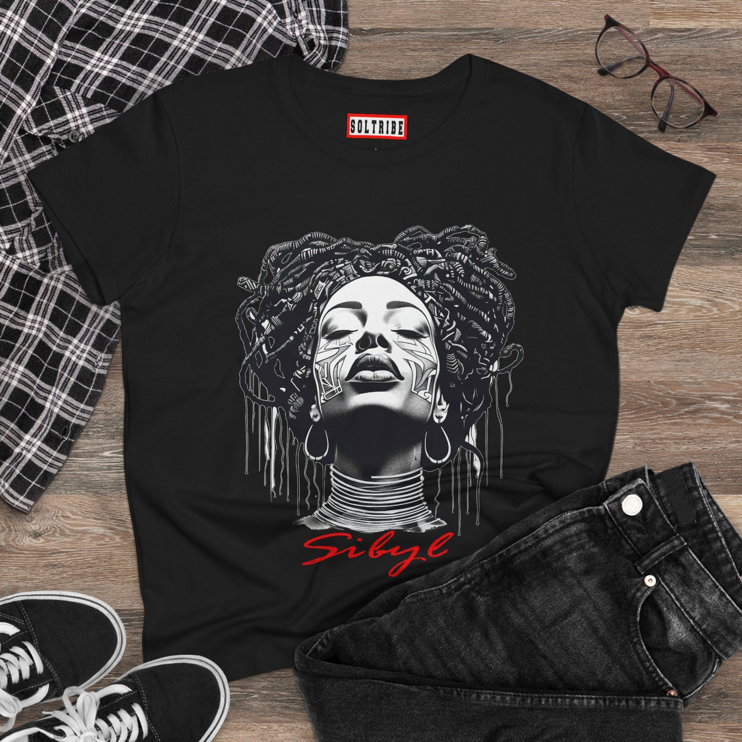 Sibyls Women's Midweight Cotton Tee