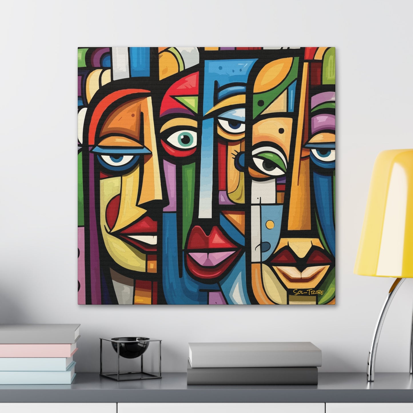 Abstract Tribal Canvas Art