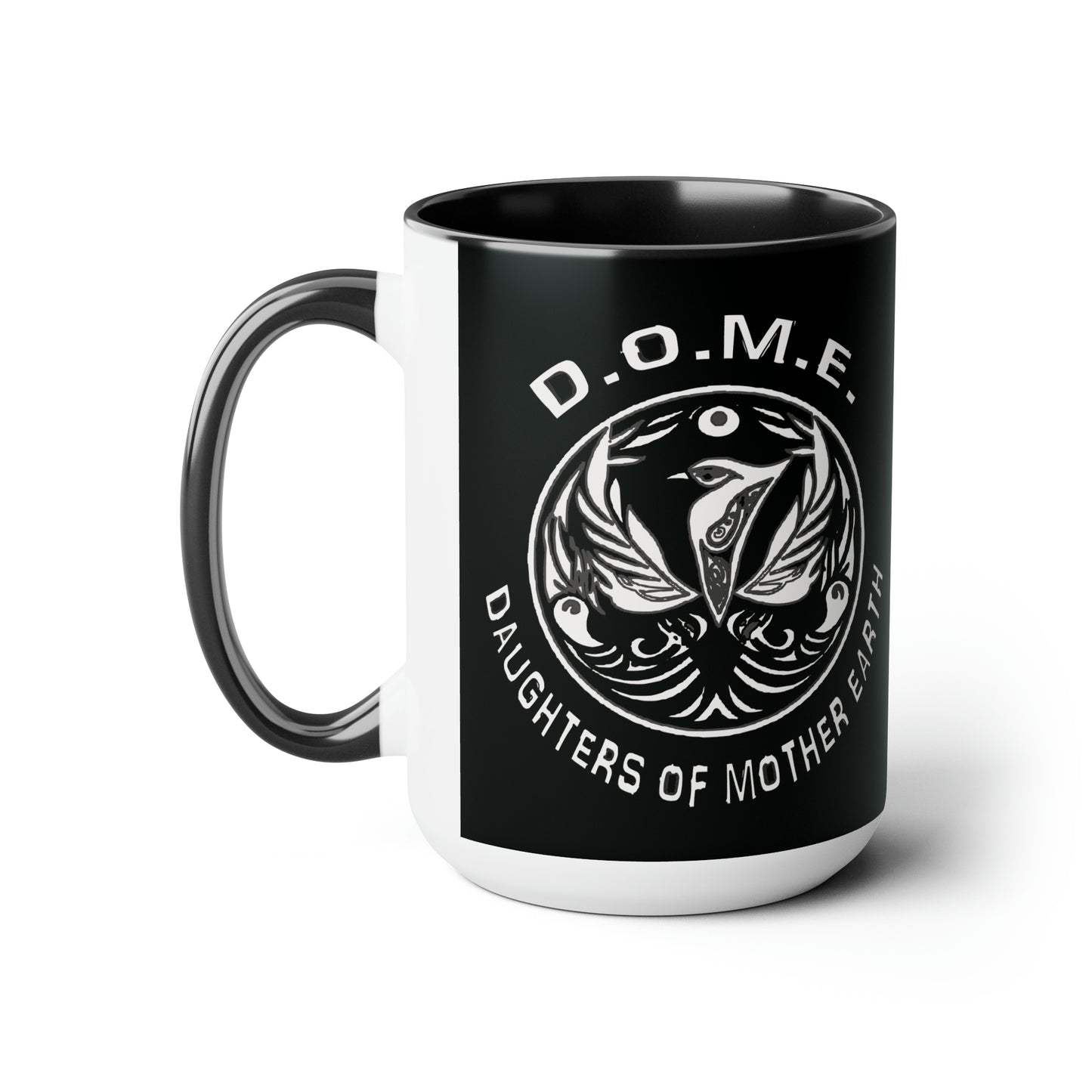 D.O.M.E Two-Tone Coffee Mugs, 15oz