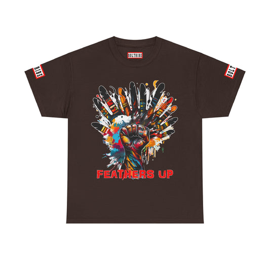 FEATHERS UP! T-SHIRT