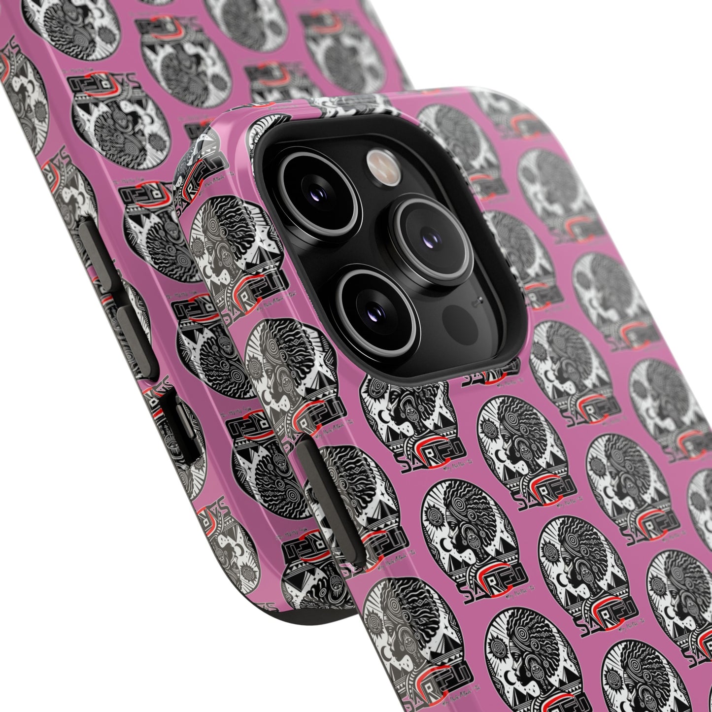 Sacred Tea Impact-Resistant Phone Cases (PINK)