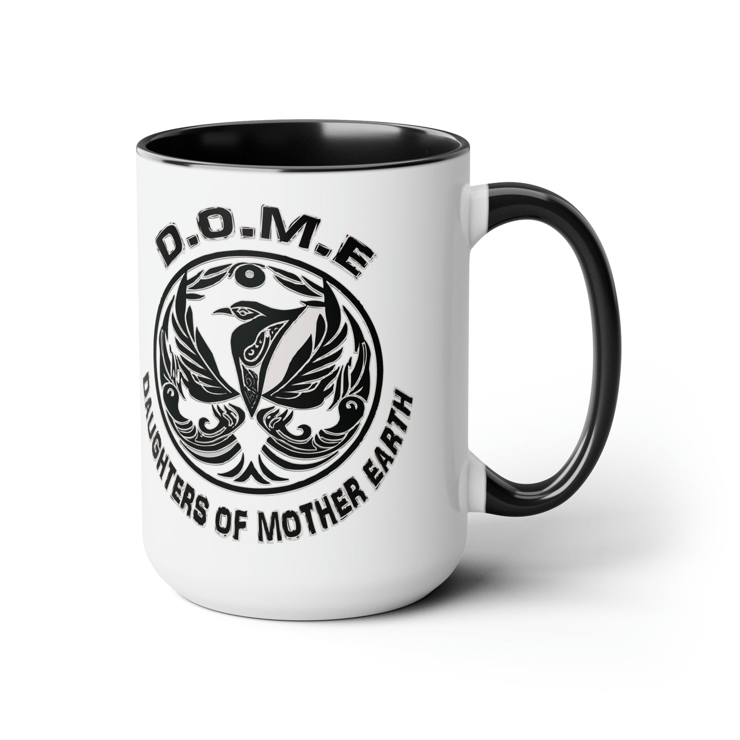 D.O.M.E Two-Tone Coffee Mugs, 15oz