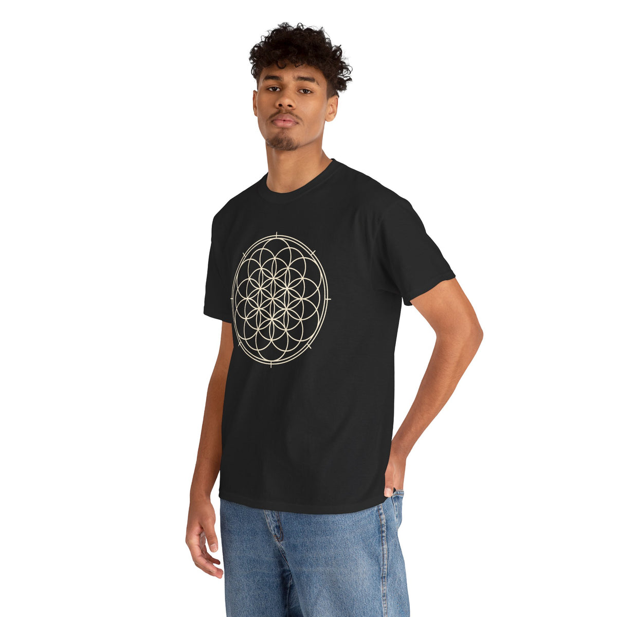 Unisex Flower of Life Sacred Geometry T-Shirt