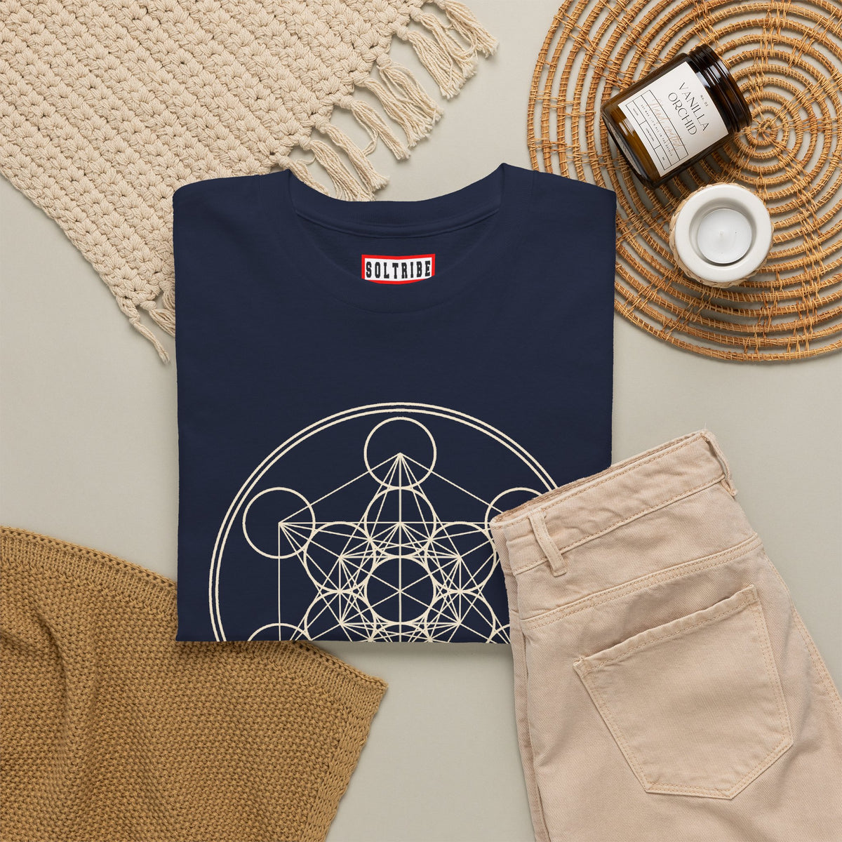 Sacred Geometry Metatron’s Cube T-Shirt