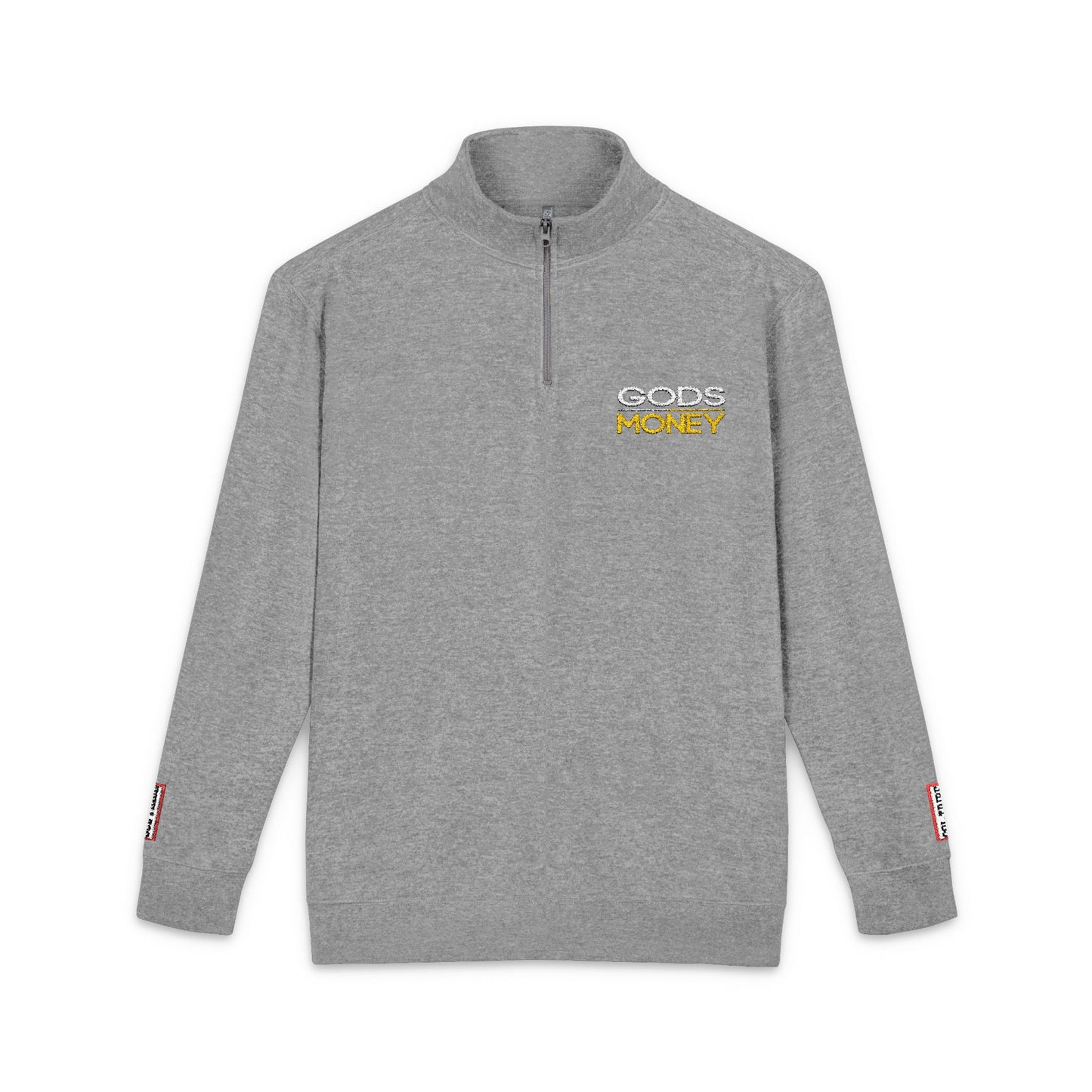 Gods Money Embroidered Fleece Pullover