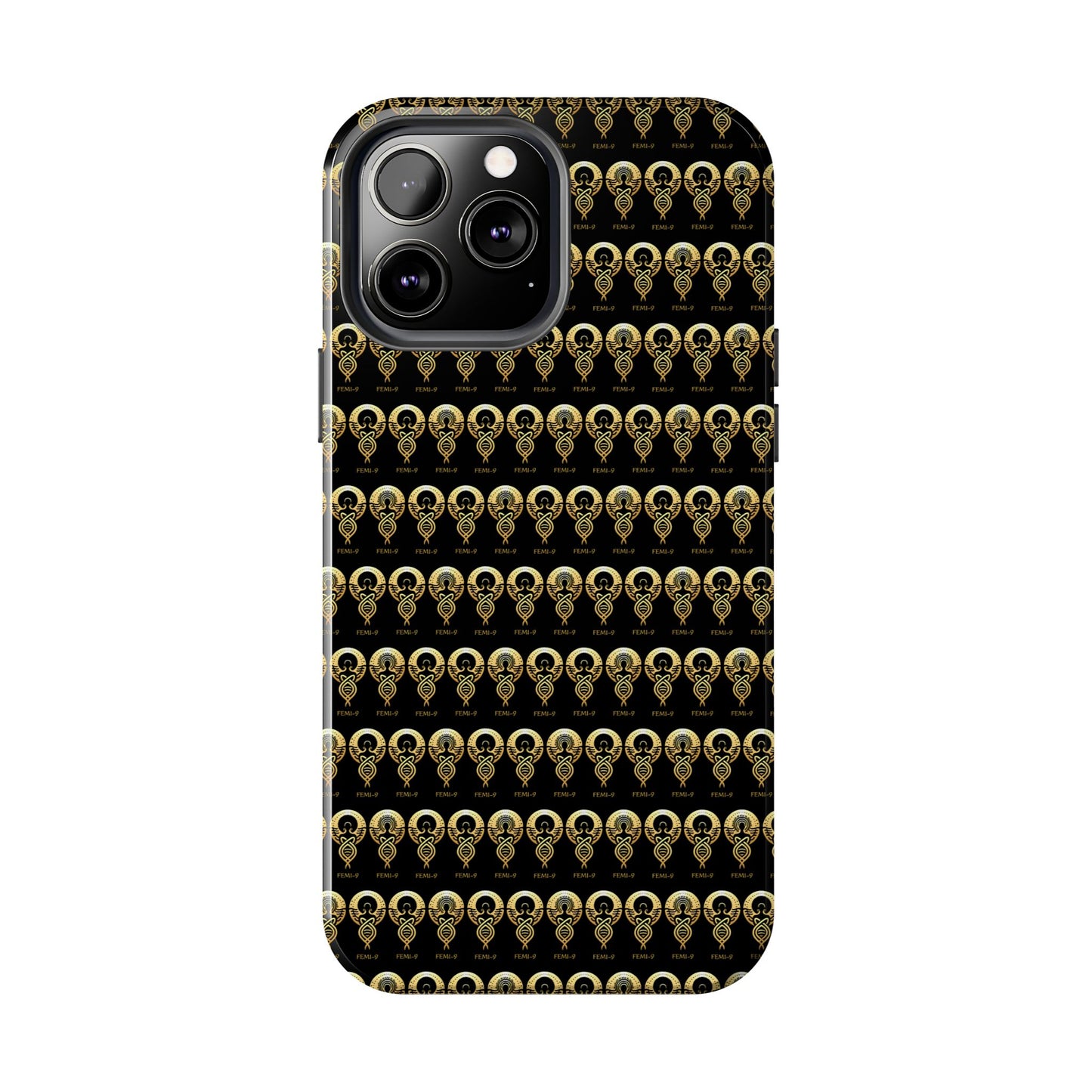 Phone Cases - Divine Femi-999 Design for a Touch of Class (black/gold)