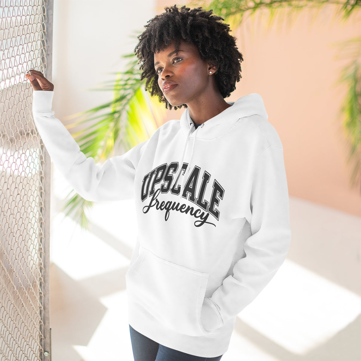 Upscale Frequency Graphic Fleece Hoodie