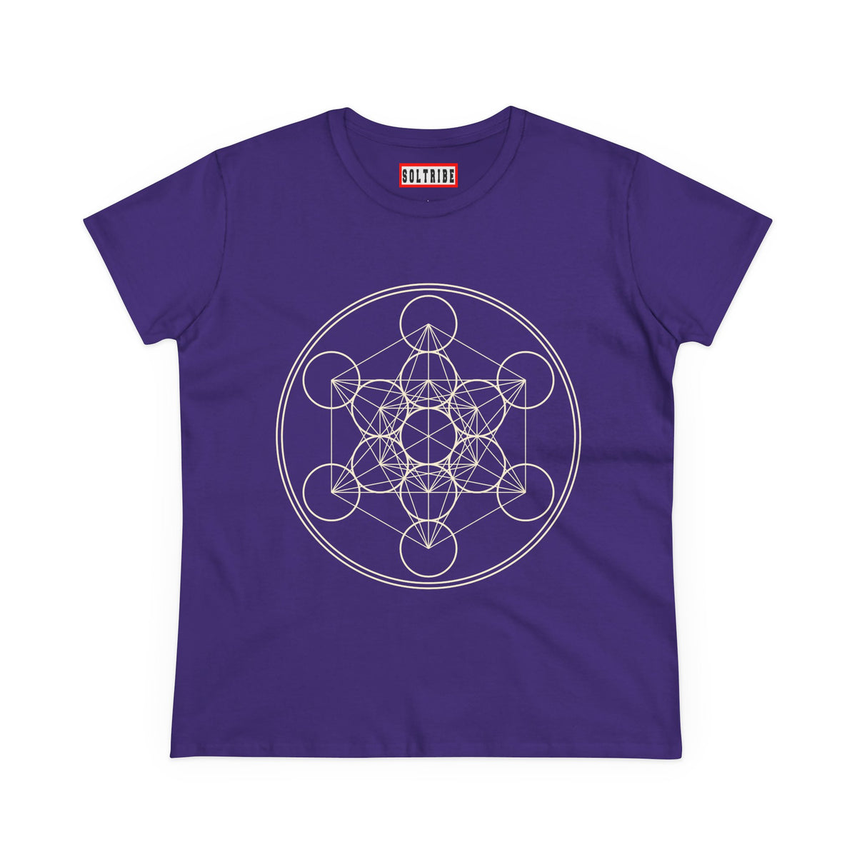 Women's Sacred Geometry Metatron’s Cube T-Shirt