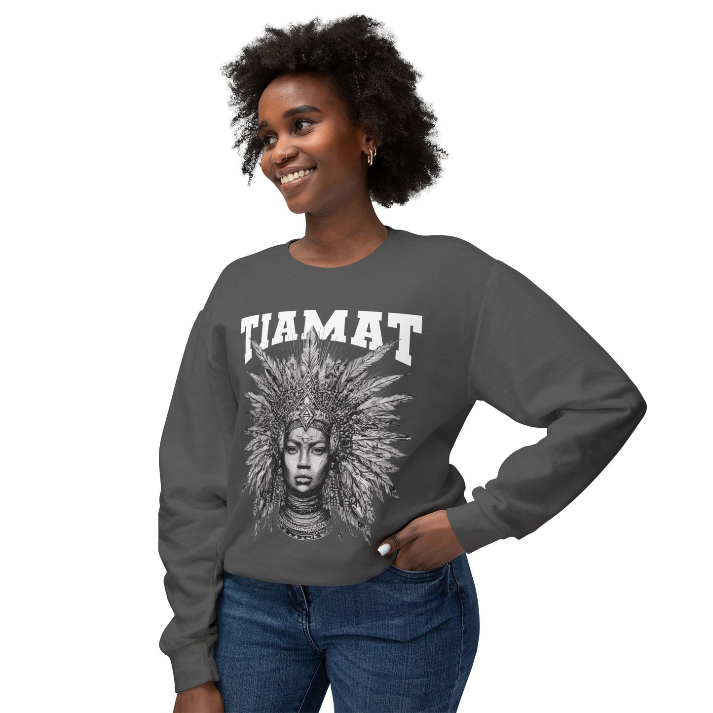 Tiamat Rising Crewneck Sweatshirt — 'Her Daughters Have Awakened'