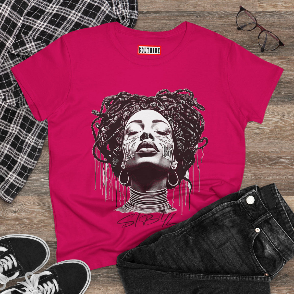 Sibyls Women's Midweight Cotton Tee