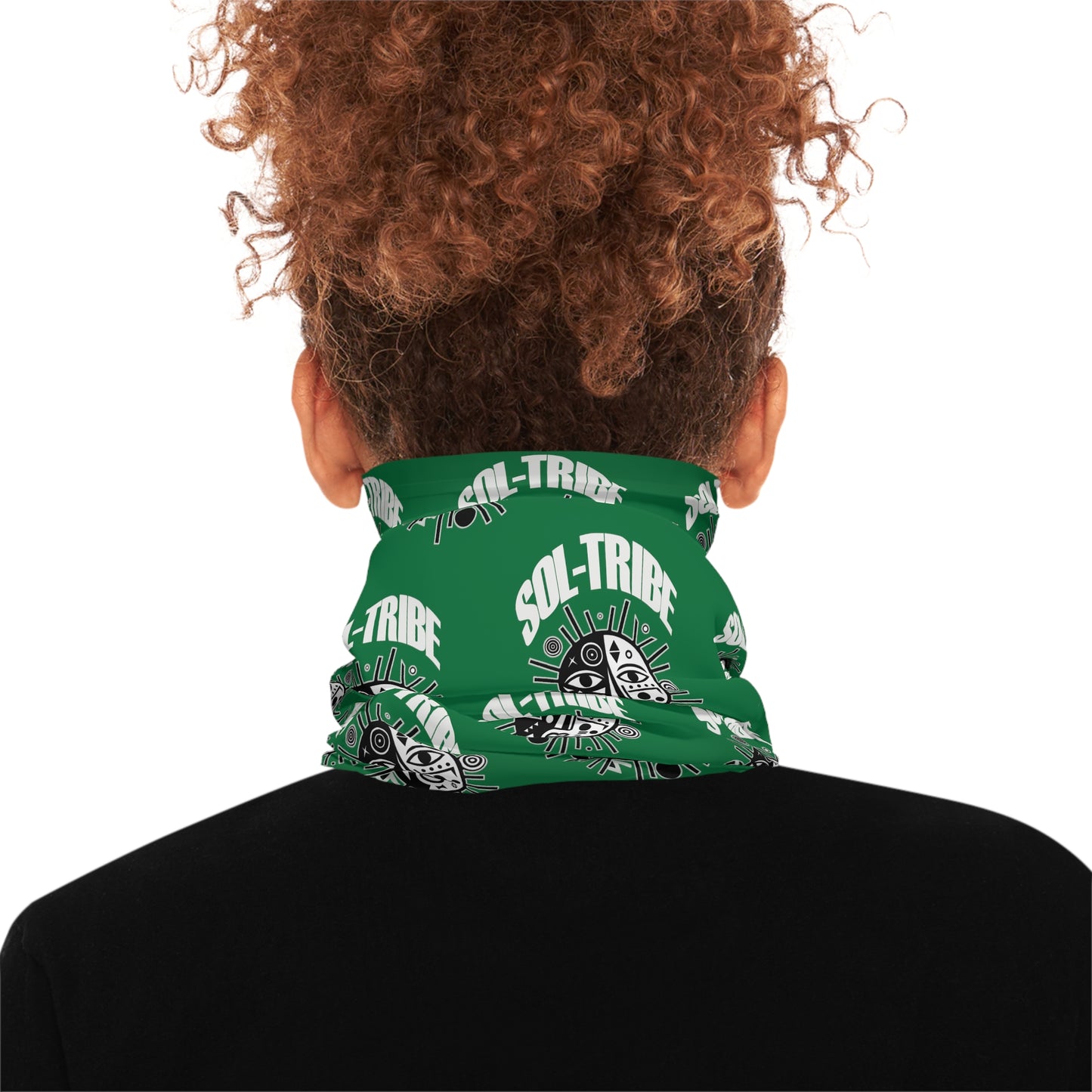 SOL-TRIBE Lightweight Neck Gaiter/ Head Band/ Wrap (green)