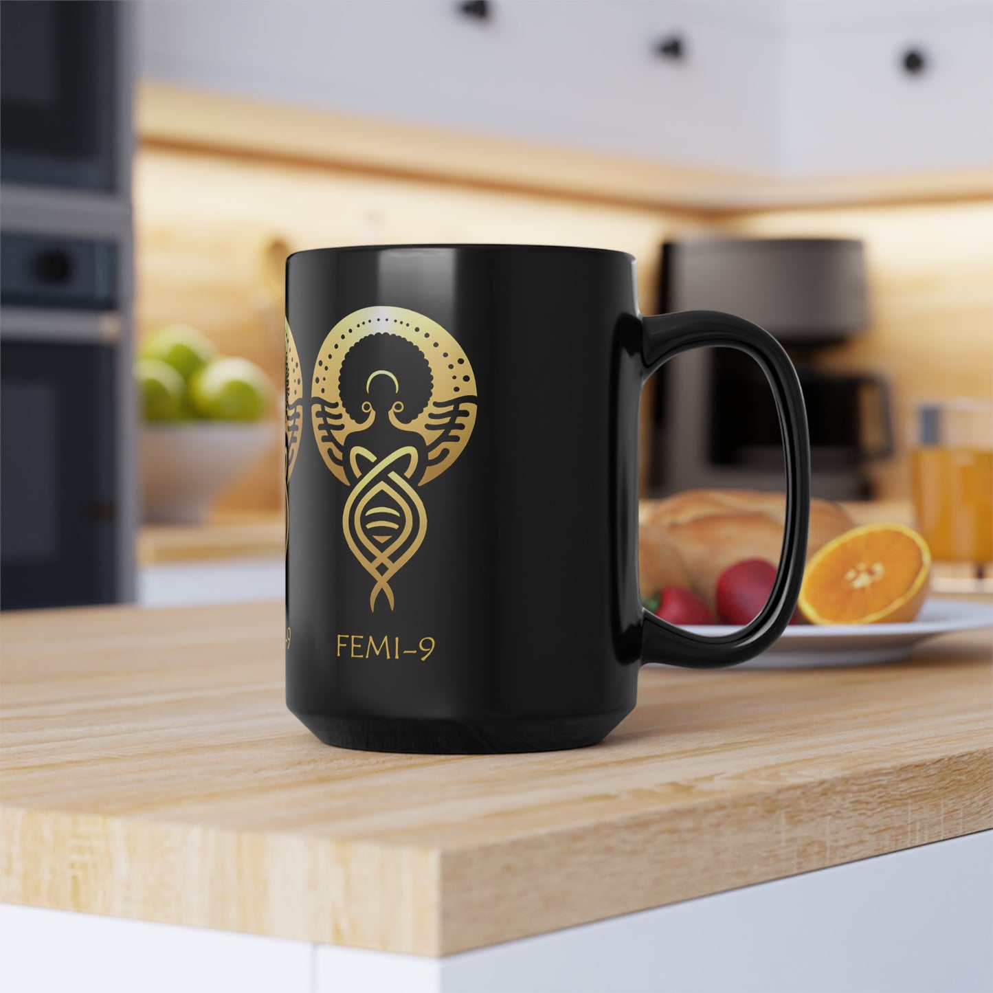 FEMI-999 Black Mug (15oz)