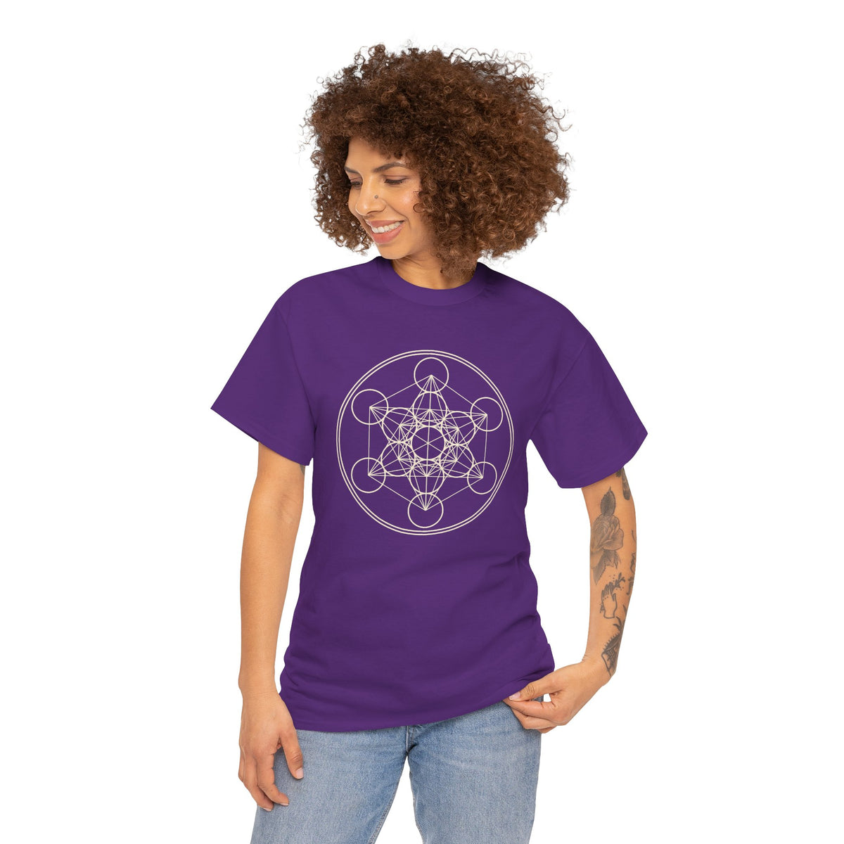Sacred Geometry Metatron’s Cube T-Shirt