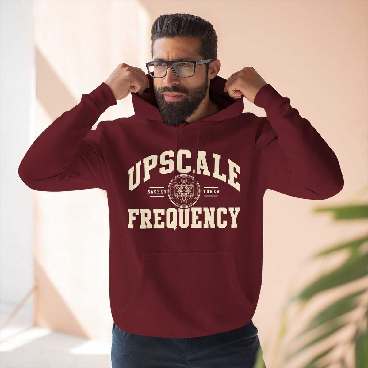 Upscale Frequency Graphic Fleece Hoodie