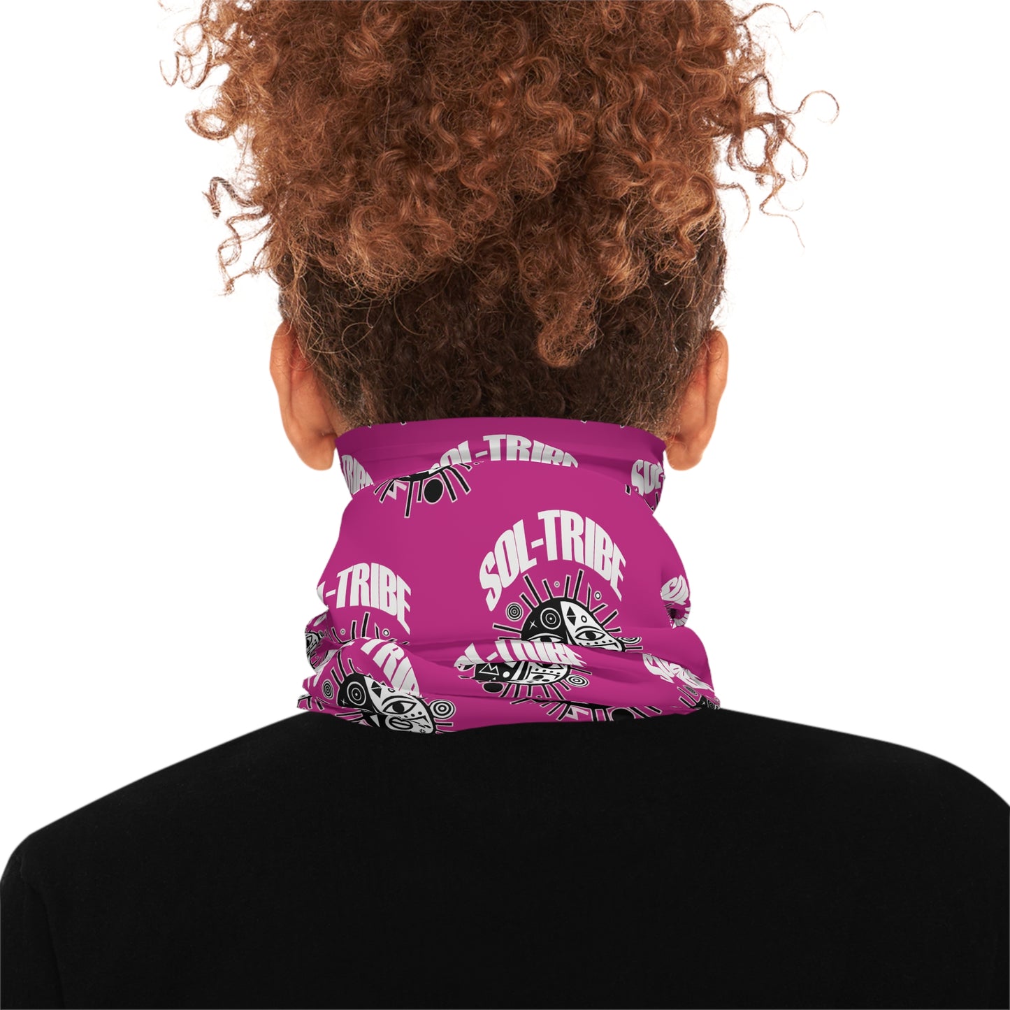 SOL-TRIBE Lightweight Neck Gaiter/ Head Band/ Wrap (pink)