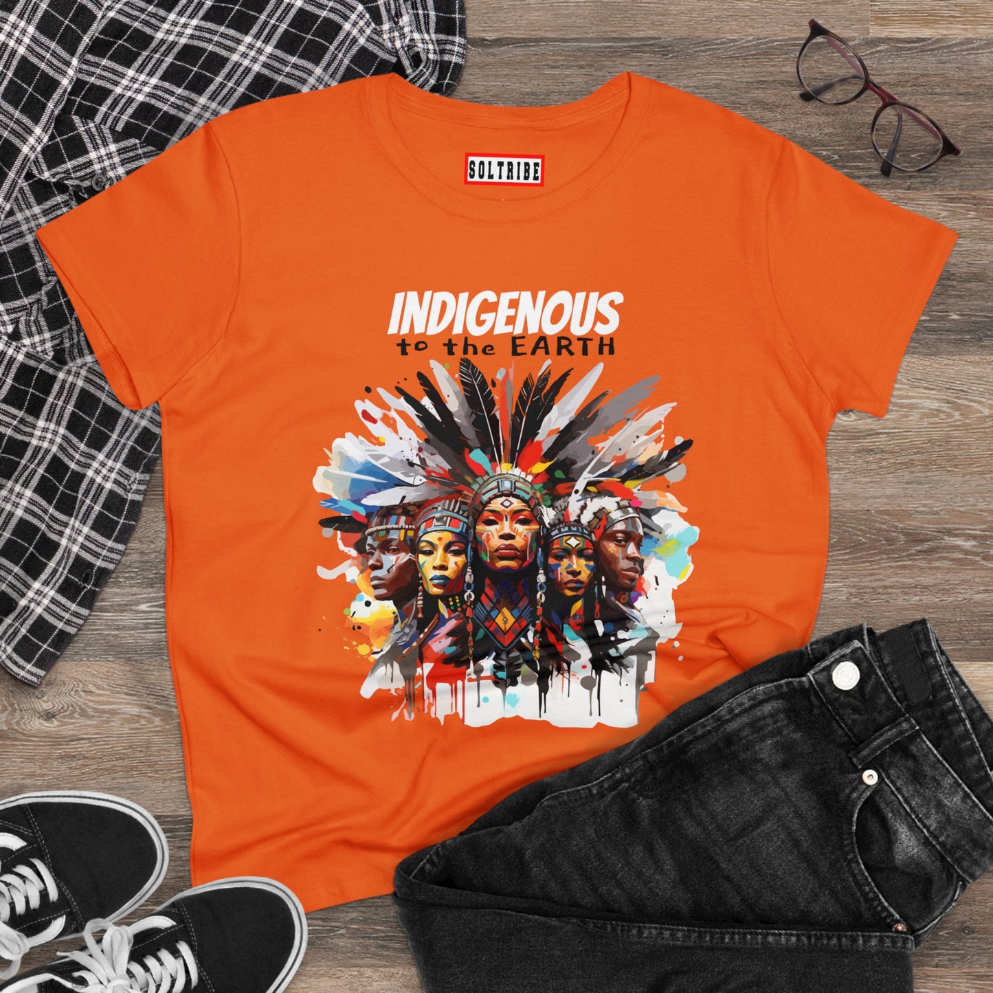 Indigenous to the Earth Women's Midweight Cotton Tee