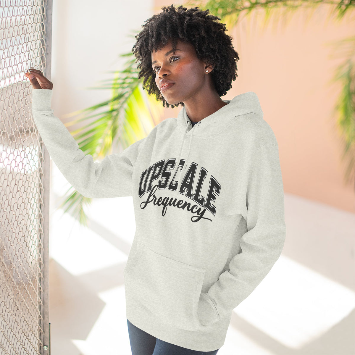 Upscale Frequency Graphic Fleece Hoodie