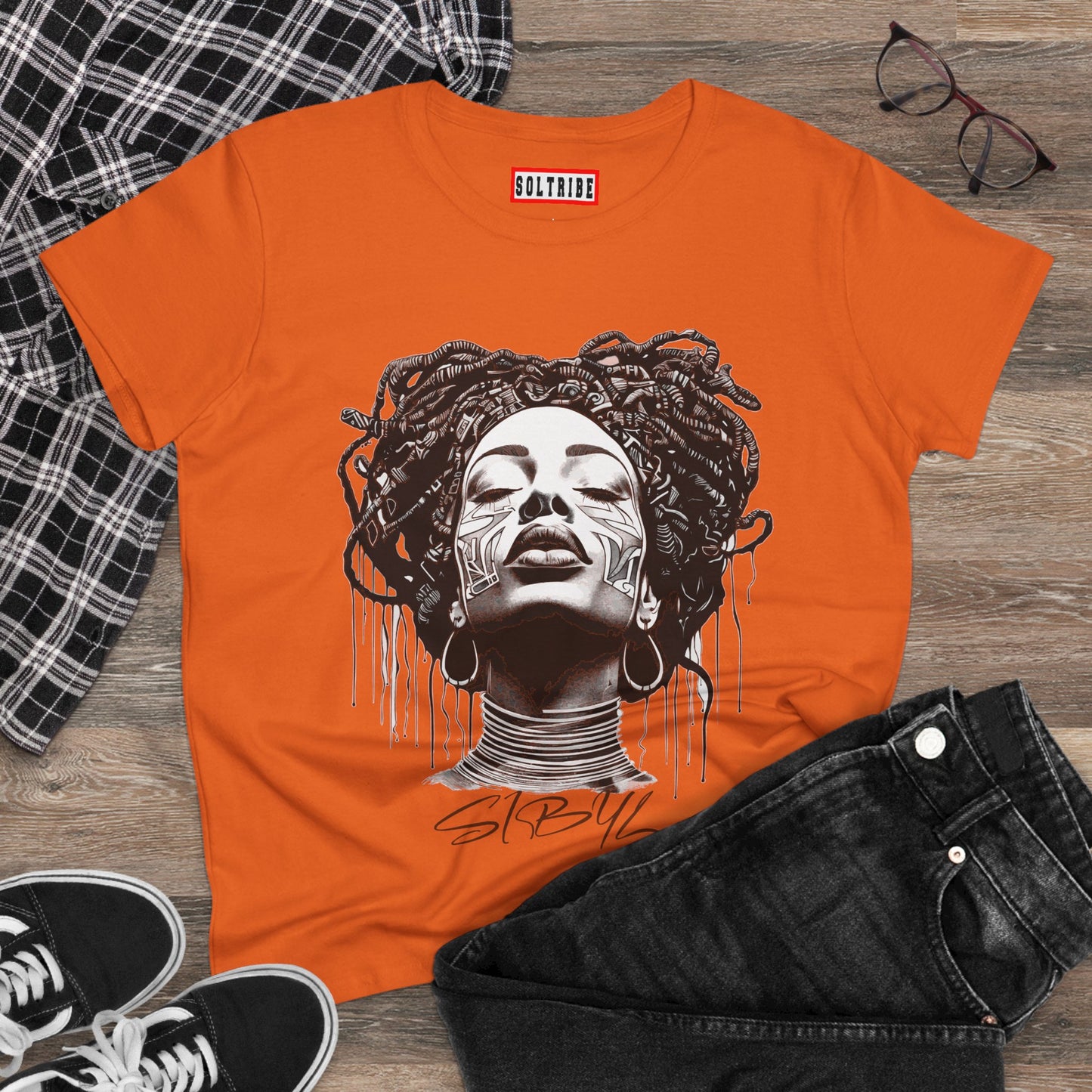 Sibyls Women's Midweight Cotton Tee