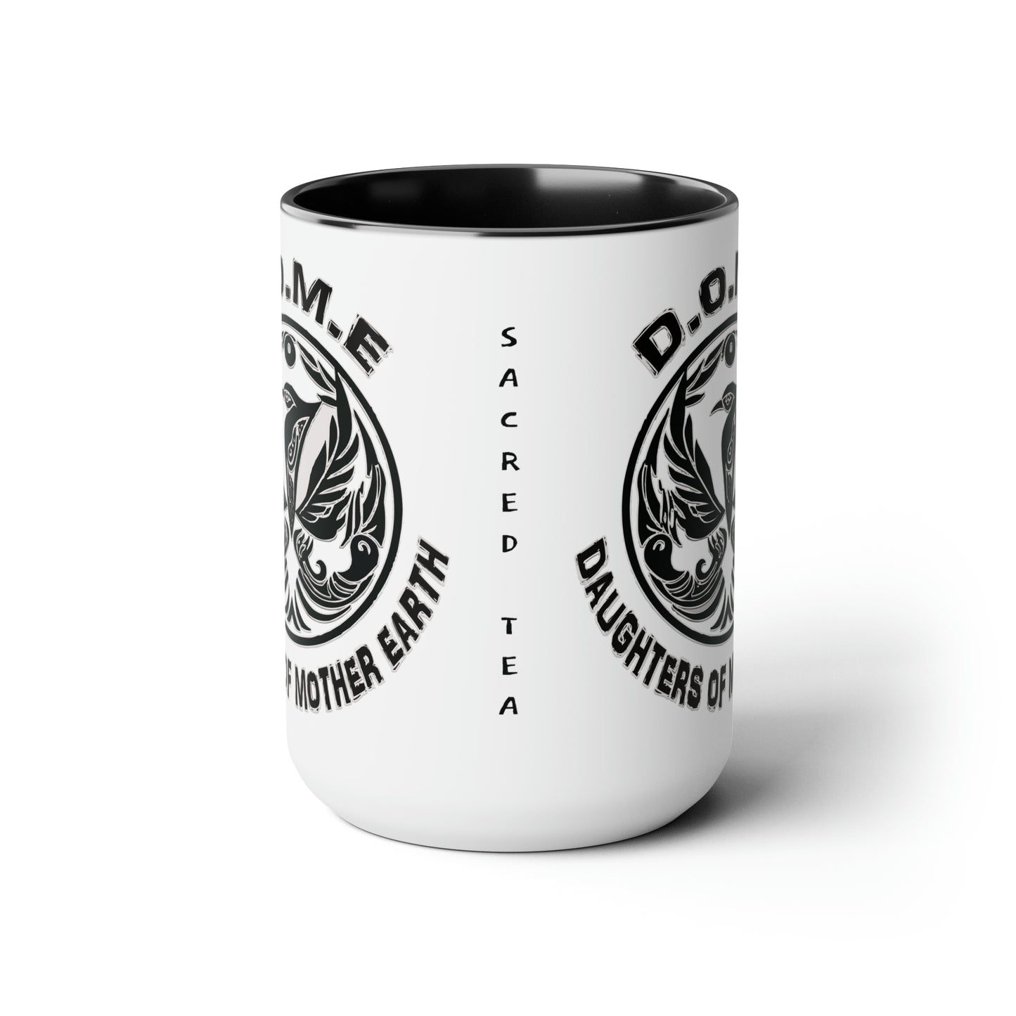 D.O.M.E Two-Tone Coffee Mugs, 15oz