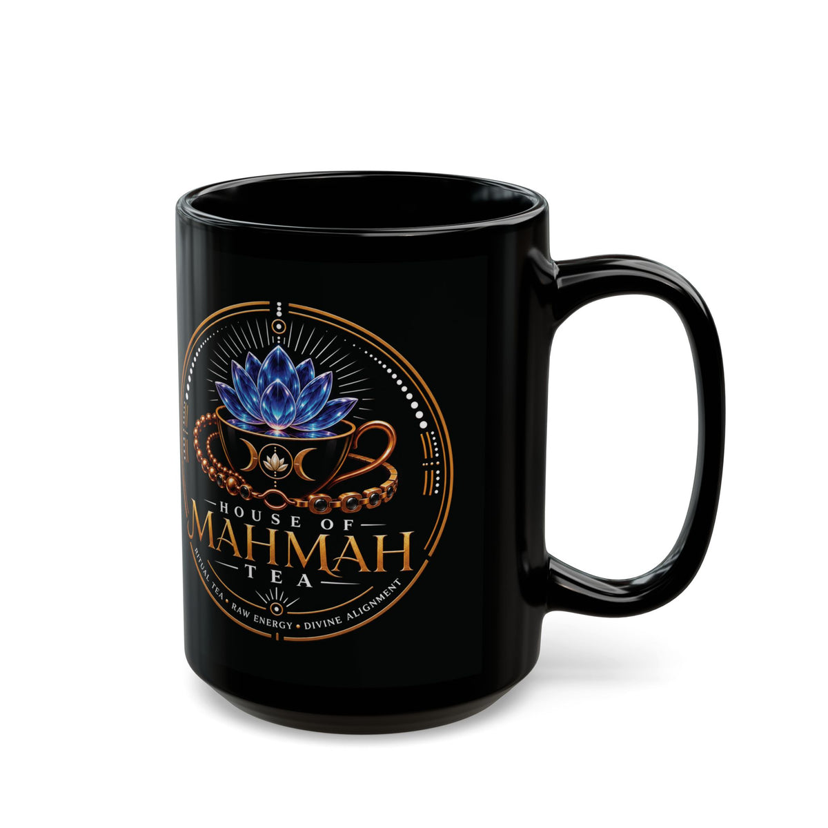 Sacred Tea House of MahMah Tea Black Mug