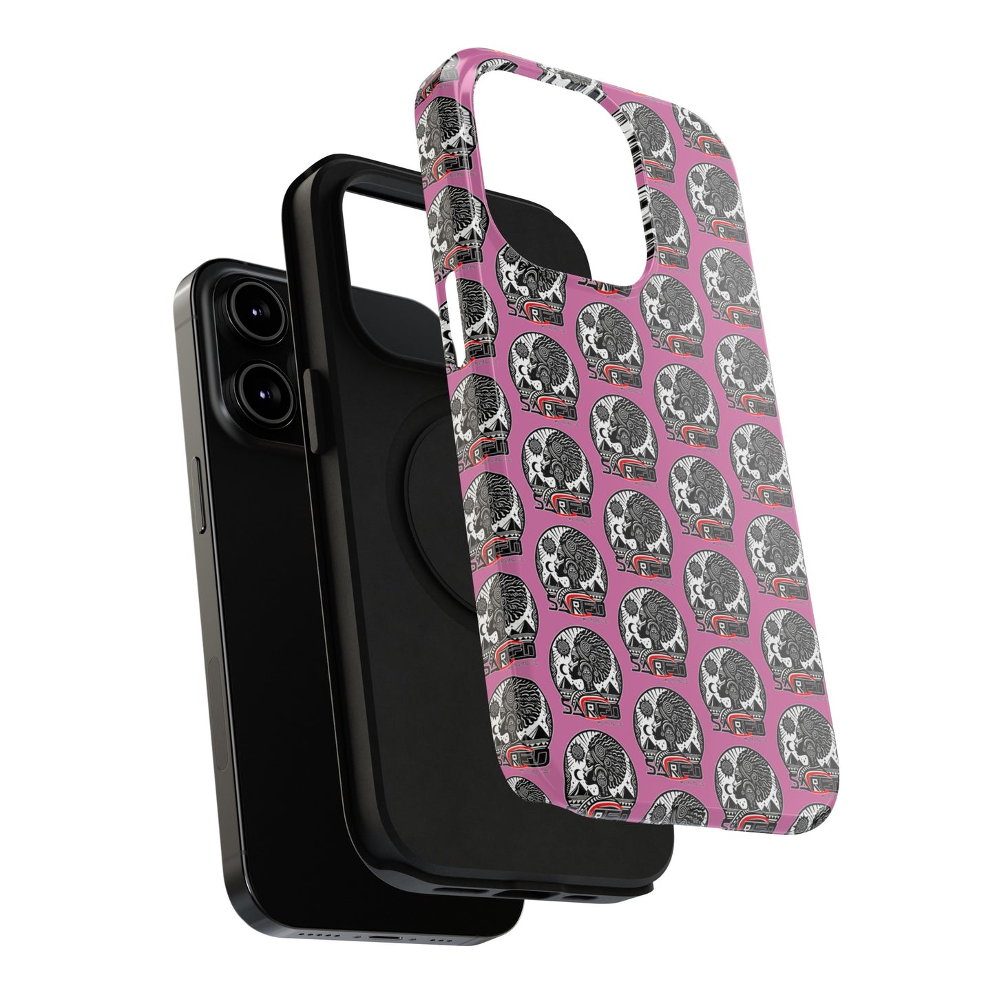 Sacred Tea Impact-Resistant Phone Cases (PINK)