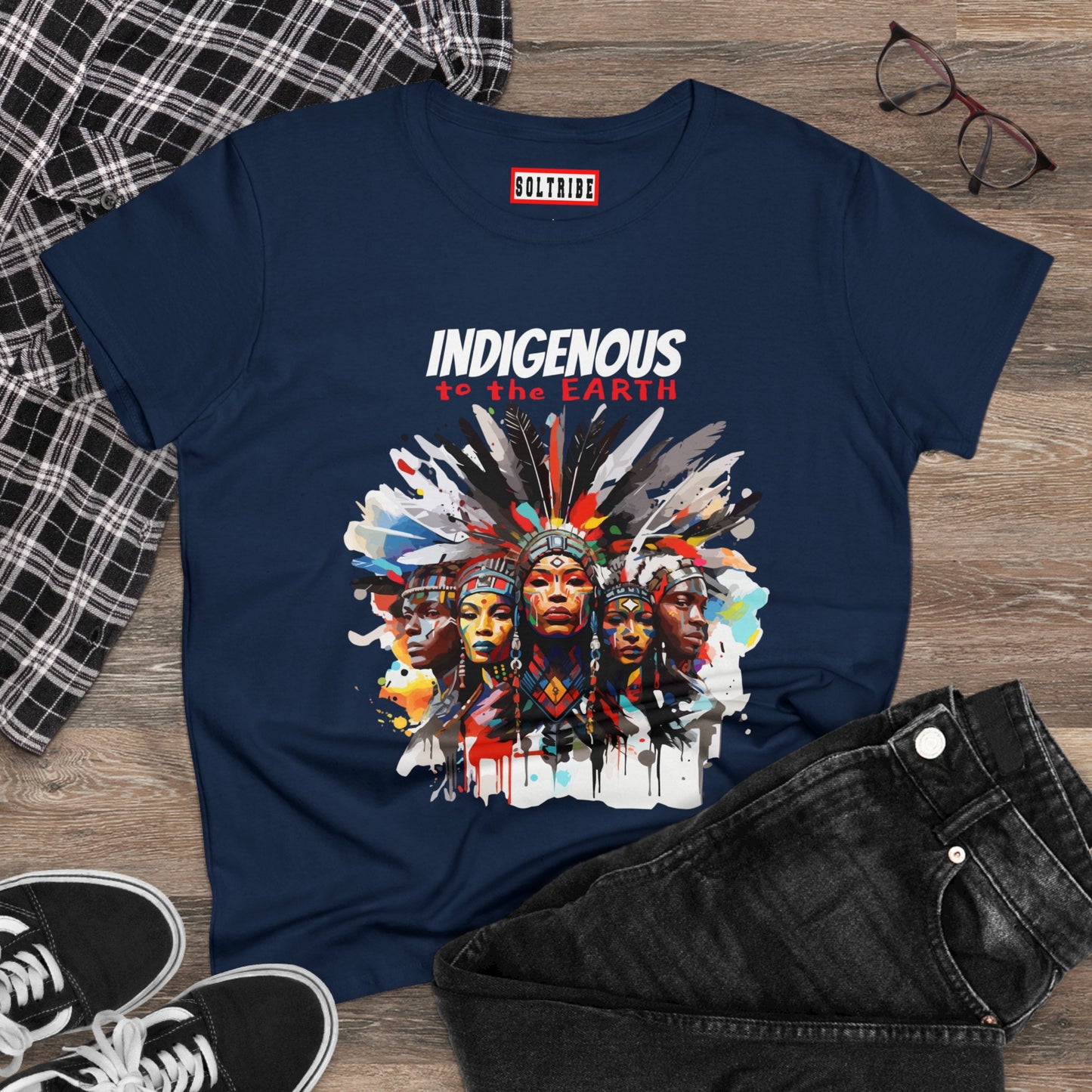 Indigenous to the Earth Women's Midweight Cotton Tee