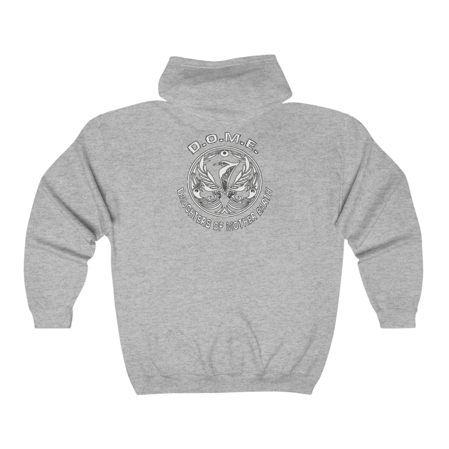 D.O.M.E. / Daughters Of Mother Earth  Full Zip Hooded Sweatshirt