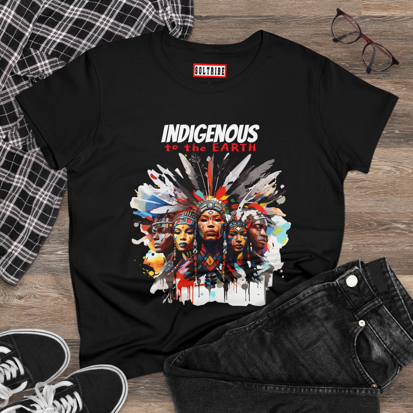 Indigenous to the Earth Women's Midweight Cotton Tee