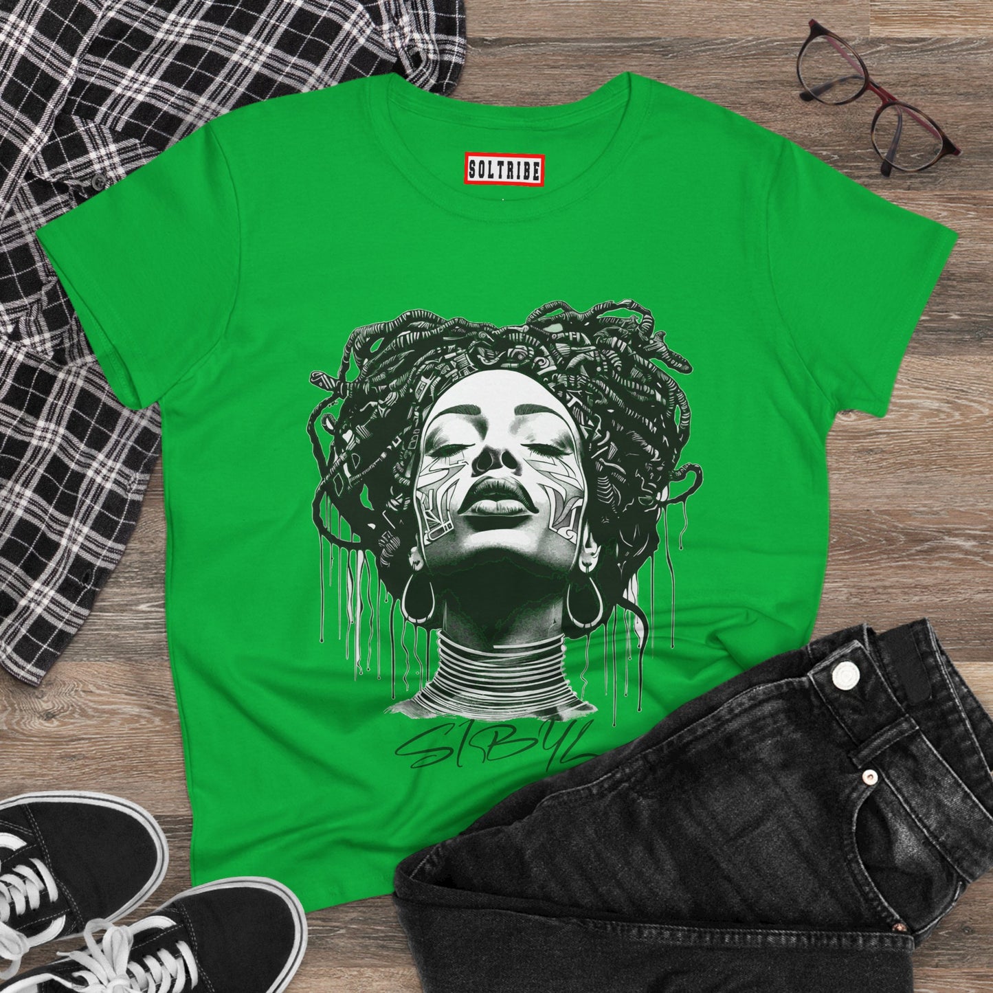 Sibyls Women's Midweight Cotton Tee