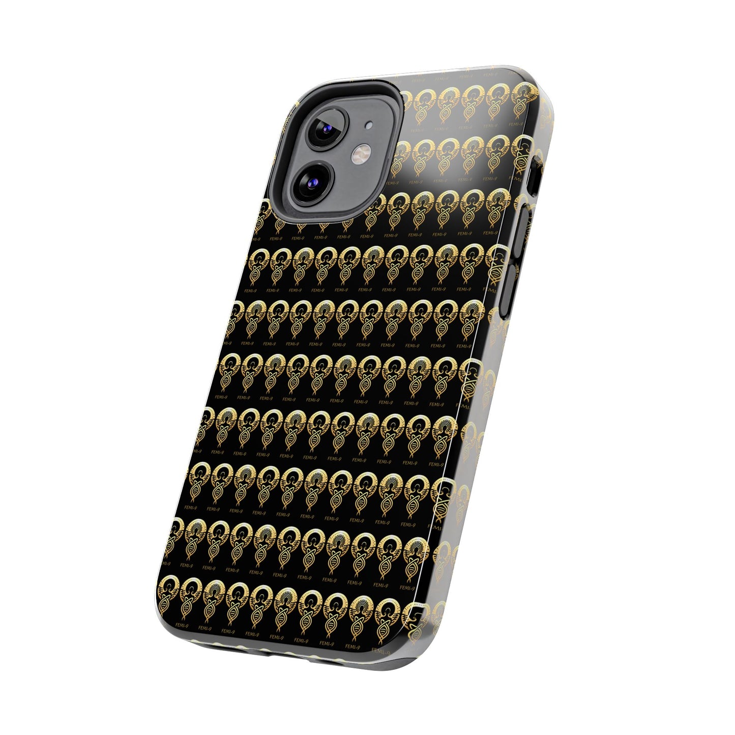 Phone Cases - Divine Femi-999 Design for a Touch of Class (black/gold)